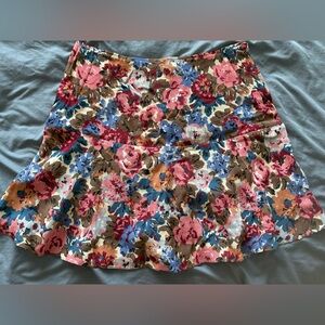 Sézane Nour skort (October Flowers print)
